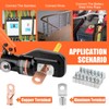 HZLZRZ Hydraulic Crimping Tool and Battery Cable Crimper Tool, Rope