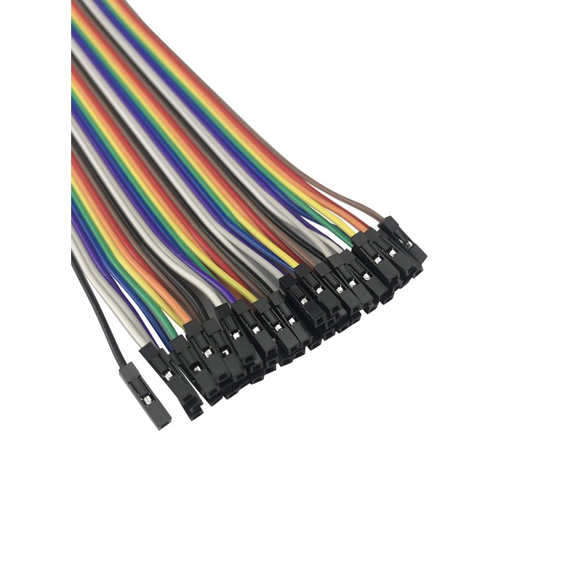 VKLSVAN 3pcs 40pcs 10CM Multicolor 40Pin Dupont Wire Jumper Breadboard