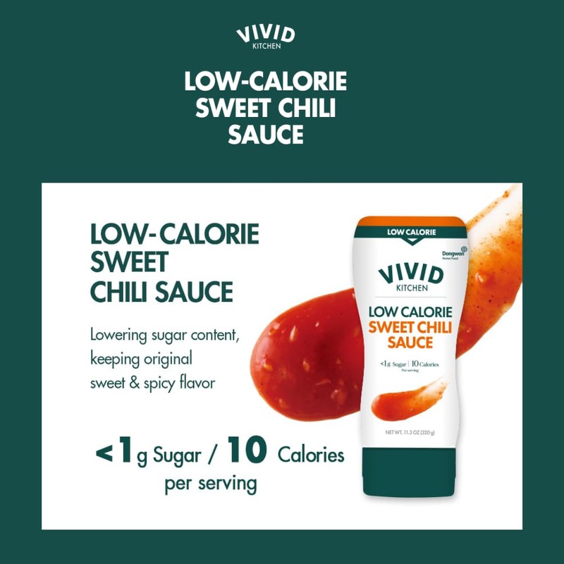 VIVID KITCHEN Low-Calorie Sweet Chili Sauce - 2 Pack -