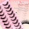 FADLASH Cat Eye Lashes 𝟏𝟎 𝐏𝐚𝐢𝐫 False Eyelashes Soft Fluffy