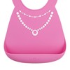 Nuby 3D Soft Silicone Bib with Scoop, BPA Free, 6+M,