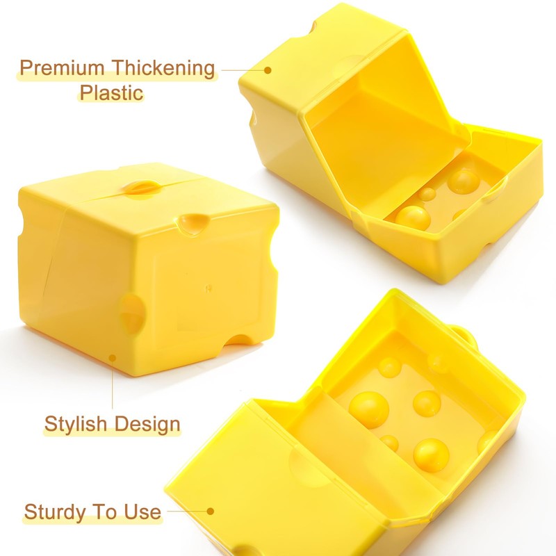 Alipis Cheese Slice Holder Cheese Keeper Sliced Cheese Storage Container