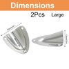 Waziaqoc 2Pcs Marine Wire Cable Vent Cover, 2.3 Inch Length