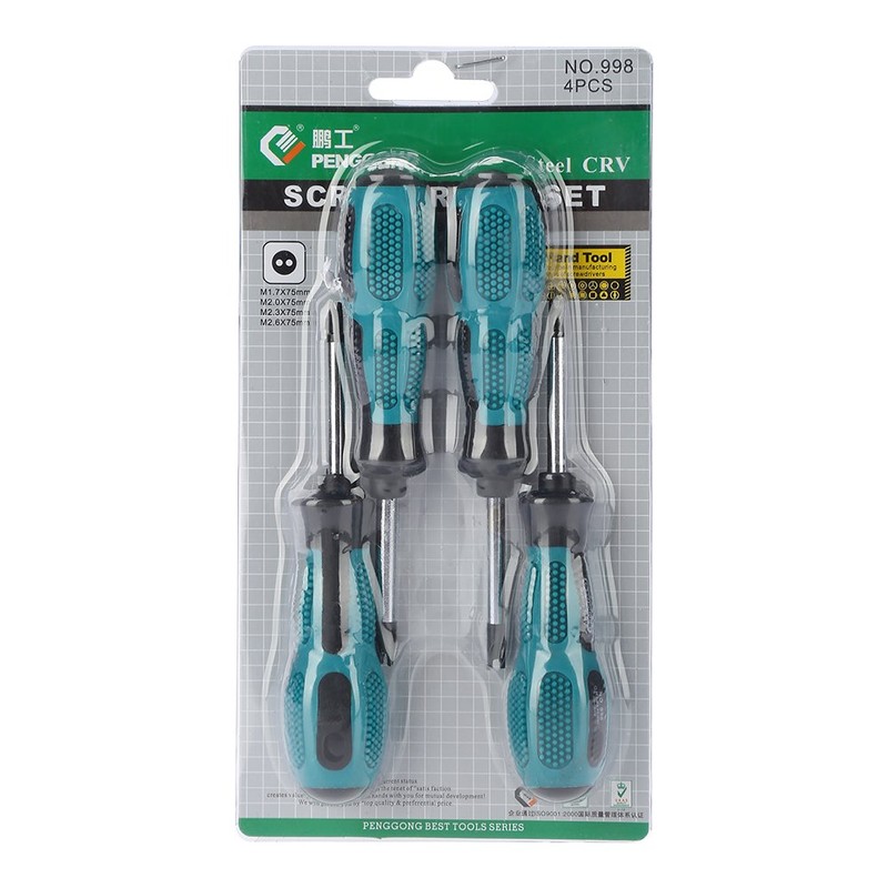 4pcs Screwdriver Set Screwdriver U Fork Type Anti-slip Jack Screwdriver