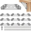 Angle Brackets, Corner Connectors, Triangle Multi-Angle Design, Reinforcement and Stabilization,