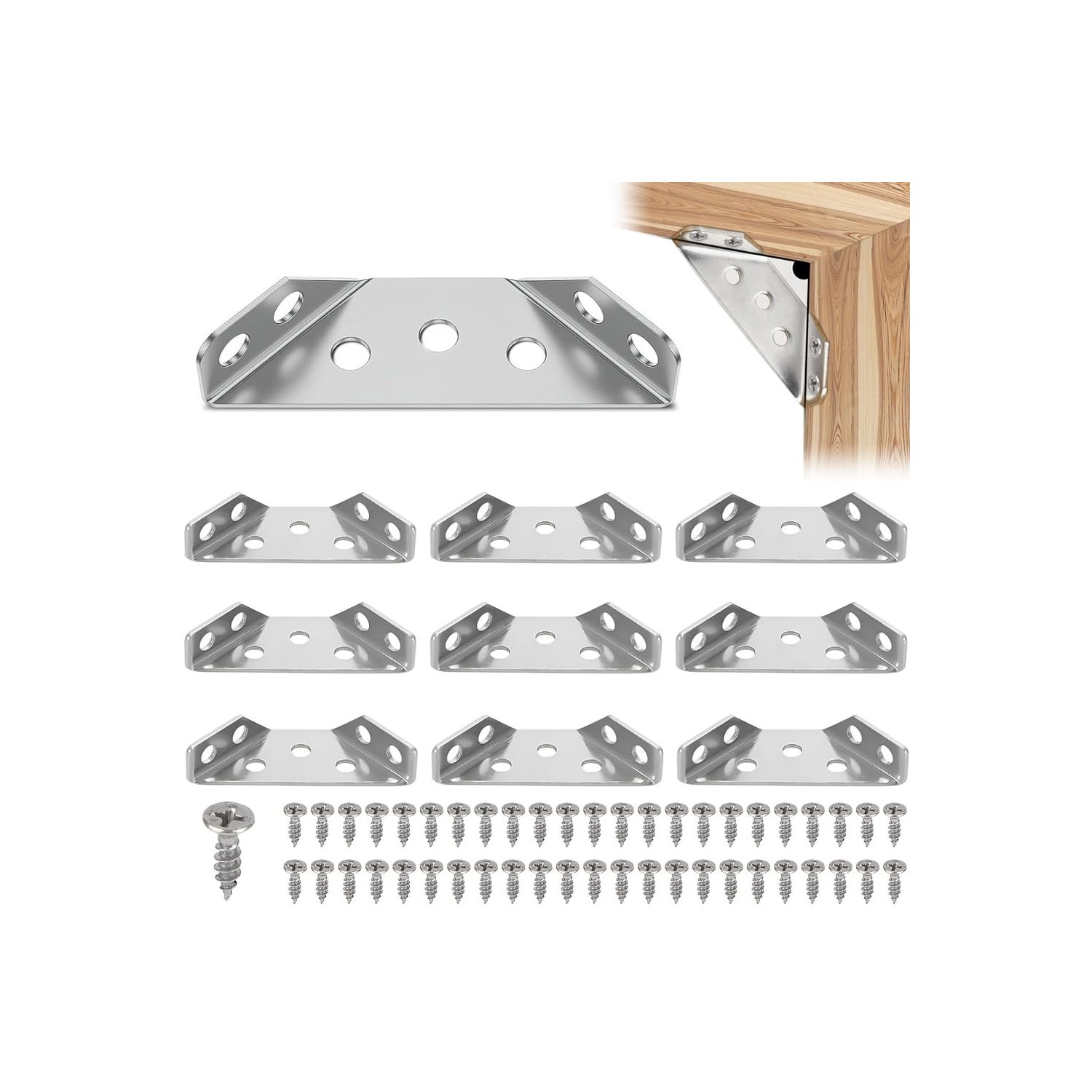 Angle Brackets, Corner Connectors, Triangle Multi-Angle Design ...