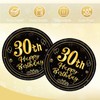 Fitoyplak 30th Birthday Decorations for Him Her,Black Gold 30 Year