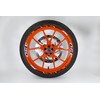 Felgenrand Aufkleber Wheel Rim Sticker Motorcycle Sticker Set Compatible with