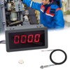 4-Digit Red Led Tachometer, 220V Ac Tachometer Display Tachometer Motor