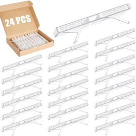 Qualirey 24 Pcs Plastic Beehive Beekeeping Tools Set Hive Beetle Trap Bulk Hive Trap Beetle Blaster Kit for Hive Beetle Beekeeping Supplies Control Beetles (Clear)