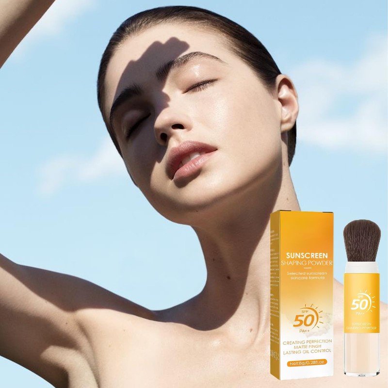 LFCFBH SPF 50 Powder Sunscreen for Scalp, Lasting Lightweight Breathable