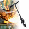 AIMALL Carbon Steel Welding Chipping Hammer with Spring Handle, Impact-Absorbing