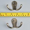 Decohooks Two Prong Robe Hook - Wide Design - Antique