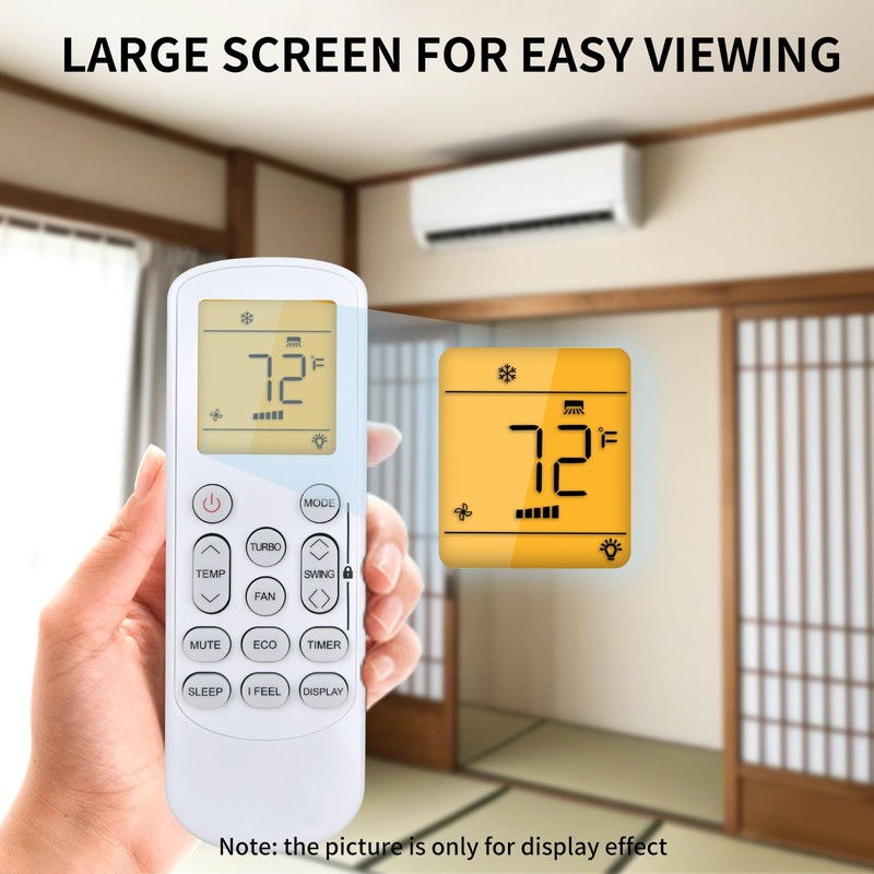 Replacement Remote Control GYKQ-78 Compatible with Pioneer Diamante Air Conditioner