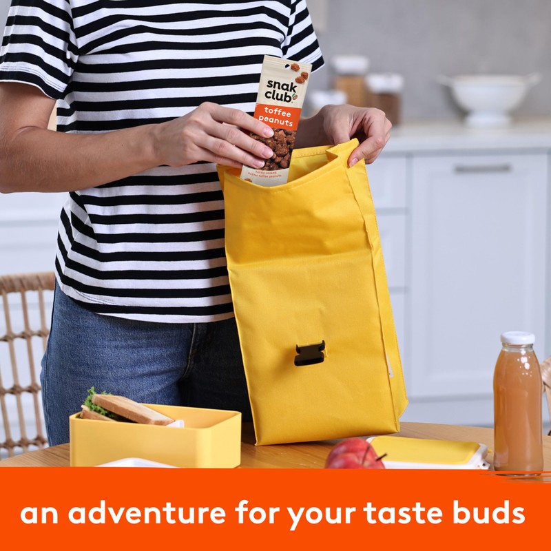 Snak Club Toffee Peanuts, Candied Peanuts with Praline Coat and