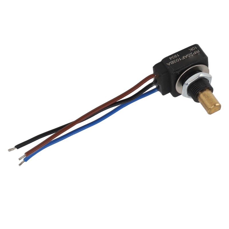 Rotary Potentiometer with Connector Wire 10K Ohm Linear Taper Adjustable