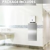 Gisafai Stainless Steel Hand Dryer Wall Splash Guard Metal Wall