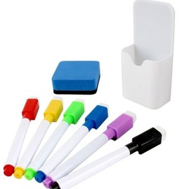 Board pen, marker pen, colored board marker, pen eraser holder 8-piece set / 보드펜 마커펜 컬러 보드마카 펜 지우개 홀더 8종세트