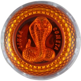 3 trompos King Cobra, plástico duradero y punta de metal, fabricadas en México, 3 colores surtidos