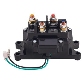 AWSZH 63070 62135 12V Winch Starter Solenoid Relay Contactor Compatible with ATV UTV 1500lb-5000lbs 4x4 Vehicle Industry Winch, Replacement 62135 74900 2875714