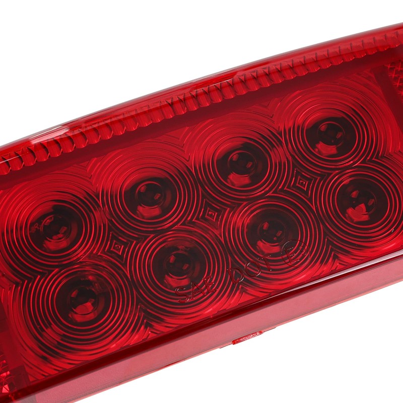 AUTOKAY Red Tail Light Lens For Polaris Ranger 400 500