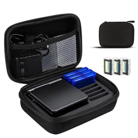 Carrying Case for Gameboy Advance SP,Game Case Holder for GBA SP Accessories,Durable Portable Storage Bag for GBA SP Accommodates 1 Charger,7 Game Cartridge Slots and 3 Cartridge Cases Simultaneously