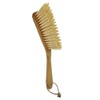 JVL 20-305 Bamboo Dustpan and Bristle Brush Set, Natural