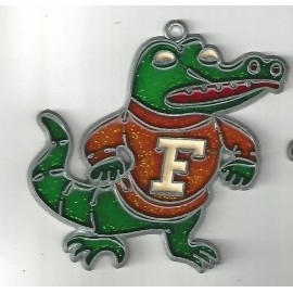 Unbranded Florida Gator Suncatcher or Ornament w/Suction cup (New Old Stock)