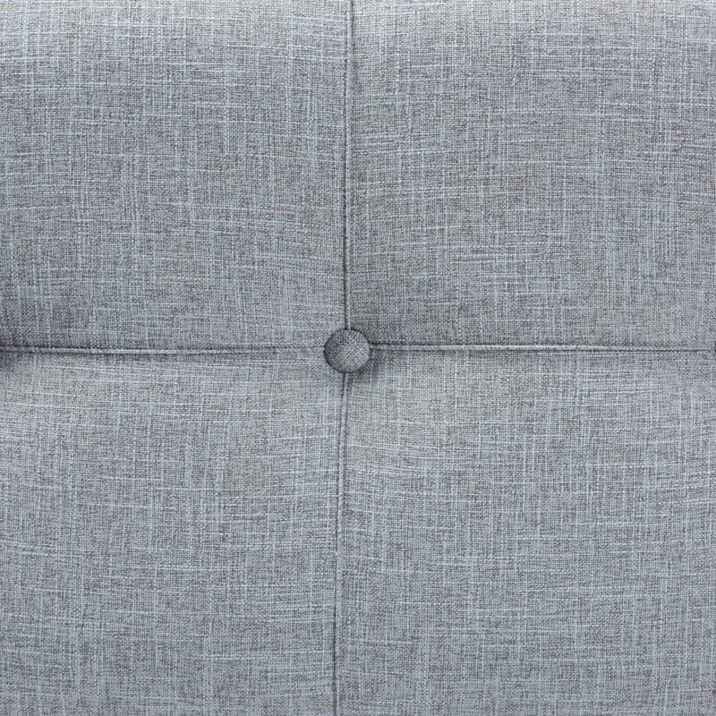 Baxton Studio Ottomans, Grey/Black