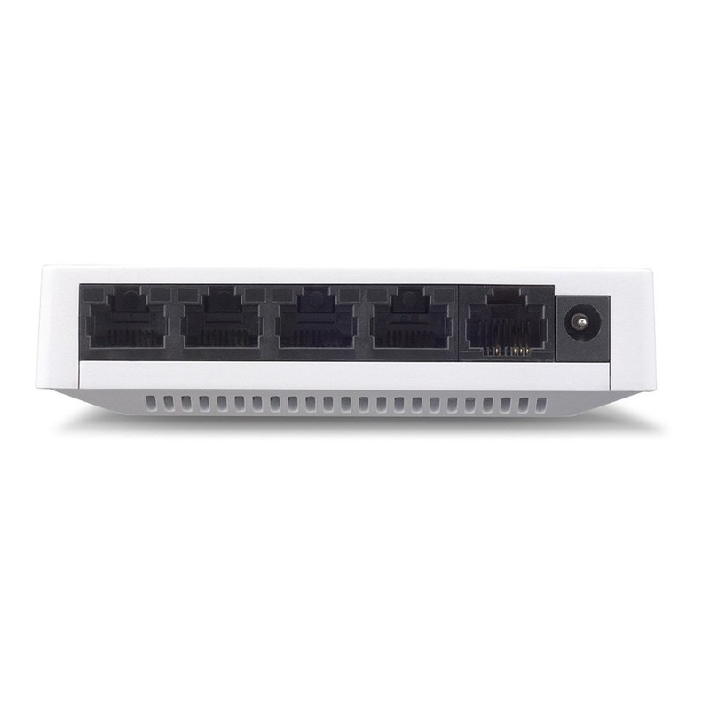 BUFFALO LSW4-TX-5EPL/WHD 10/100Mbps Compatible Plastic Housing AC Power 5 Port