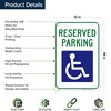 Reserved Parking South Dakota Handicap Parking Sign, 12x18 Inches, 55