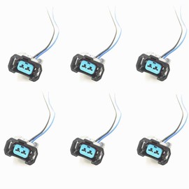 Juego de 6 piezas para inyectores de combustible Honda, conector de mazo de cables para 1998-2002 para Honda Accord 3.0L V6