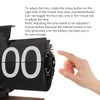 Digital Flip Down Clock Retro Automatic Turning Battery Operated Mechanical