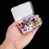 10Pcs Clear Beads Storage Containers,Empty Mini Storage Containers Box with