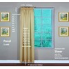 Today's Curtain Emelia Original Voile Panel 120", Gold, 60" W