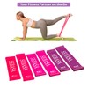 SEBASA Mini Loop Resistance Bands, Set of 6 Exercise Bands,