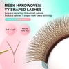 NAGARAKU Eyelash Extension 4D Cross YY Shape Volume Eyelashes Prefabricated