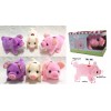 Moving Animal Joy Walking, Moving, Oinking, Tail Wagging Plush Baby Mini Pig Piggy Random Color