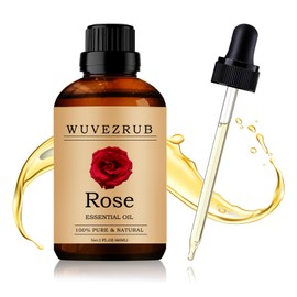 Wuvezrub Rose Essential Oil 60ML - 100% Pure and Natural Oils for Aromatherapy Diffuser - 2 Fl Oz/Rose