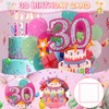 Xialvyu 30th Birthday Card, 30th Birthday Pop-Up Greeting Card for