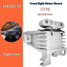 3PCS Engine Motor & Transmission Mounts Compatible with 2014-2021 Jeep Cherokee, for 2015-2019 Chrysler 200 2.4L, Replace# OE 68192831AF 68418876AB 68157441AD 3378/ 3380/ 3308