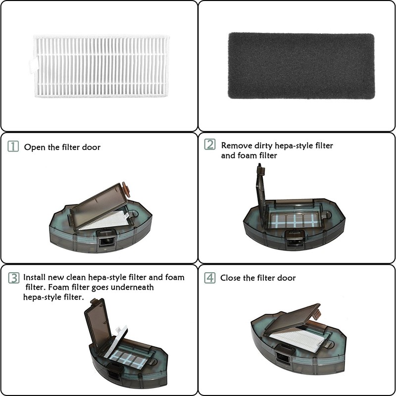 KEEPOW 12 Pcs Filters Replacement Compatible with Eufy Robovac 11