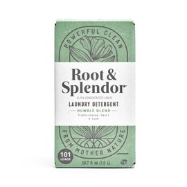Root & Splendor Ultra Concentrated All Natural Laundry Detergent Liquid - Plant Based, Enzymatic Laundry Soap, Humble Scent, 1.5 Liter, 100 Loads