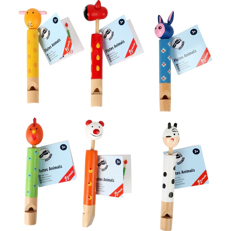 Small Foot 7744 Lotus Flute with Different Animal Designs Set