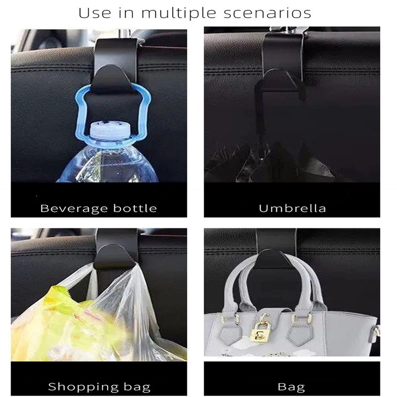 JCKD A set of 6 car seat back hooks, seat