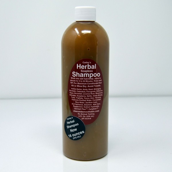 Herbal Soapless Shampoo (now 16 ounces) W/ Rice Water