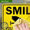 Smile You're On Camera with graphic Sign, 10x7 Inches, 4