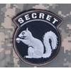 Secret Squirrel Morale Patch (BLACK)