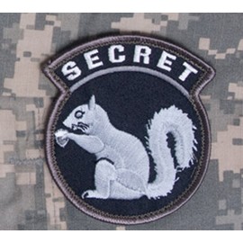 Secret Squirrel Morale Patch (BLACK)