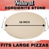 Round Pizza Stone for Oven 16 inch - Large Pizza
